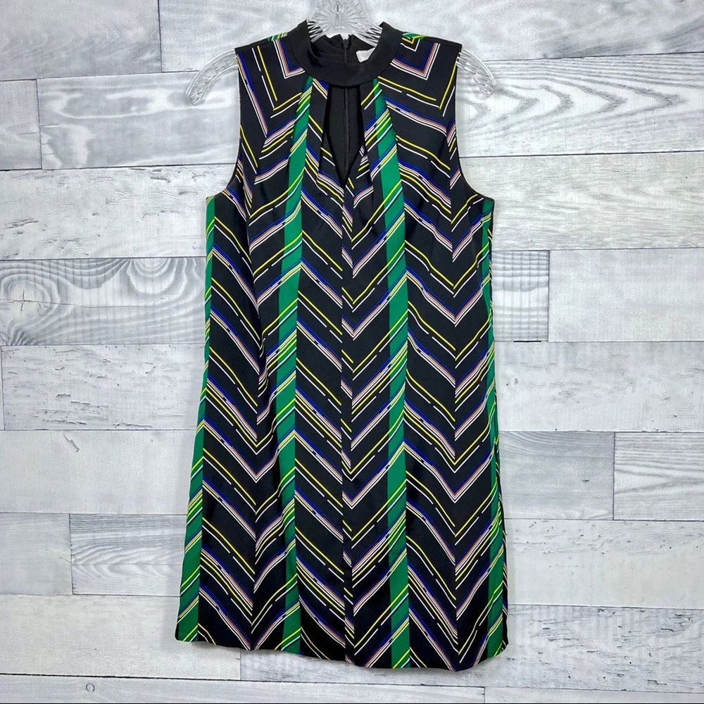 1. State Chevron Print Dress - Picture 2 of 6